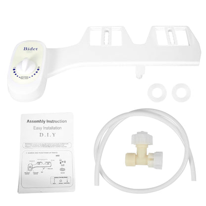 Bidet Fresh Water Spray No Electric Mechanical Bidet Toilet Seat Attachment - Discount Msrp 
