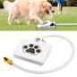 Dog Water Fountain Outdoor Dog Pet Water Dispenser Step-on Activated Sprinkler - Discount Msrp 