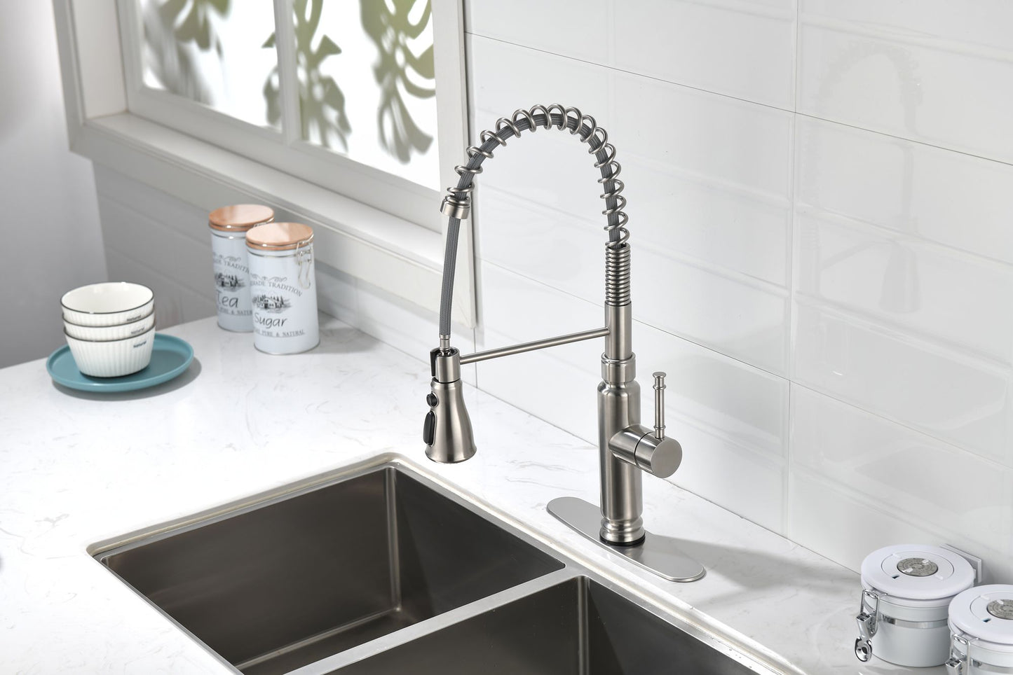 Touch Kitchen Faucet with Pull Down Sprayer - Discount Msrp 