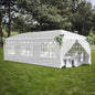 1 Set of 10'x30' Party Tent Canopy for Outdoor Weddings, Heavy-Duty Waterproof Event Shelter with Removable Sidewalls, Ideal for Parties, Booths, and Gatherings. - Discount Msrp 