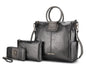 MKF Collection Zori Tote Handbag with Pouch and Wallet Vegan Leather Women by Mia k - Discount Msrp 
