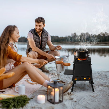 27*27*34cm wood camping stove - Discount Msrp 