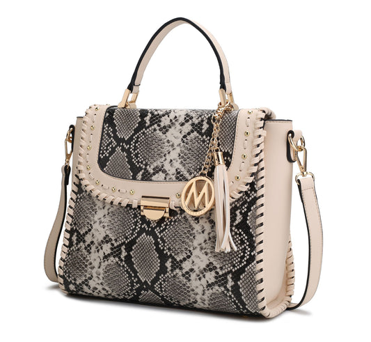 MKF Collection Lilli Satchel Handbag Women by Mia k - Discount Msrp 