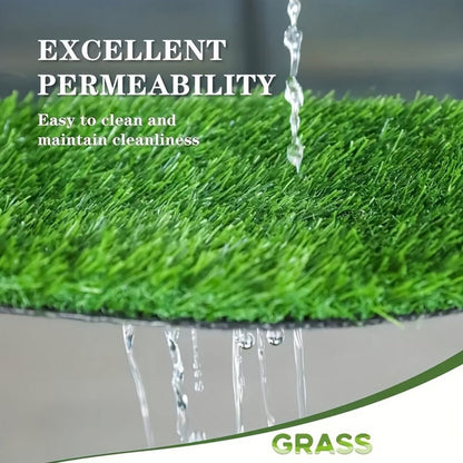 3FT*16FT Artificial turf, professional dog mat large turf outdoor carpet terrace pet lawn, artificial carpet with drainage holes (Grass height 0.78 inches/2cm) - Discount Msrp 