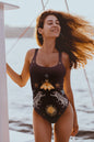 Lyra One Piece Swimsuit in Black Jaguar - Discount Msrp 