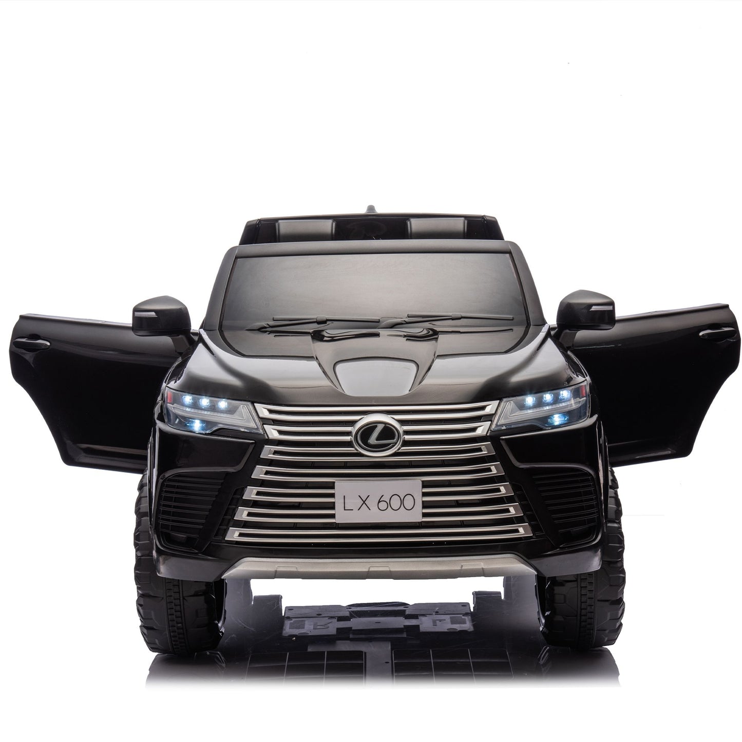 Licensed LEXUS LX600 24V Two-seater XXL Kids Ride On Car W/Parents Control,Seat width 20 inches,2WD,Four-wheel suspension,Bluetooth,MP3,Music,Power display,Speeds 1.86-3.11MPH For Kids. - Discount Msrp 