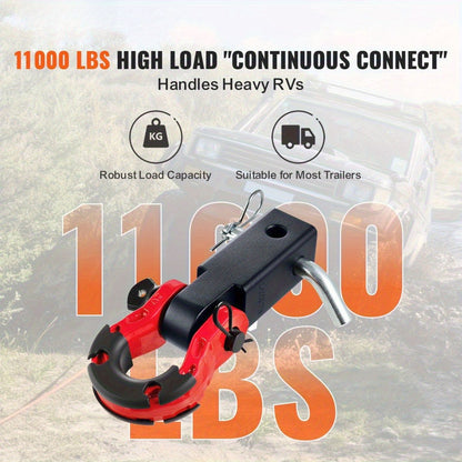65, 900 lbs Heavy-Duty Trailer Shackle D-Ring Hitch Receiver - Ultra-Strong Recovery Gear for Trucks & Jeeps DIY - Discount Msrp 