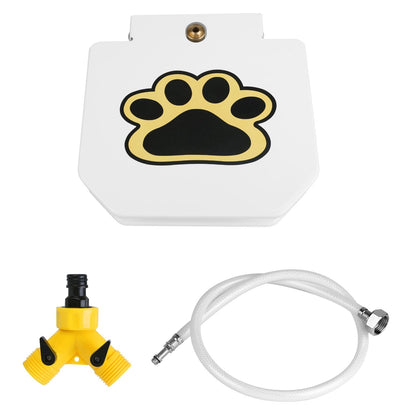Dog Water Fountain Outdoor Dog Pet Water Dispenser Step-on Activated Sprinkler - Discount Msrp 