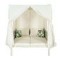 Outdoor Patio Sunbed with Curtains, High Comfort, Suitable for Multiple Scenarios - Discount Msrp 