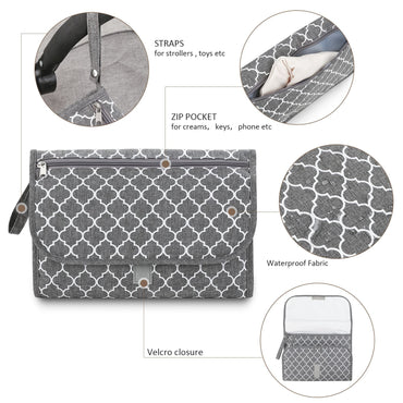 Baby changing diaper pad mother and baby travel portable waterproof diaper pad multifunctional wet wipes bag mommy bag accessories - Discount Msrp 