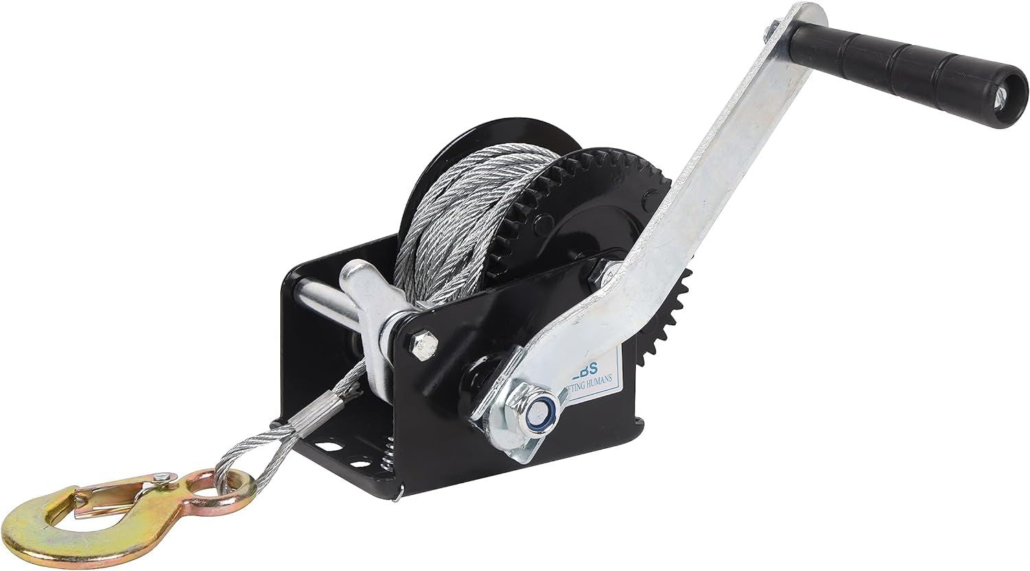 Hand Winch Boat Trailer Winch Heavy Duty Hook Steel Cable, Ratchet Manual Operated Winch for Trailers ATV UTV Boat Marine - Discount Msrp 