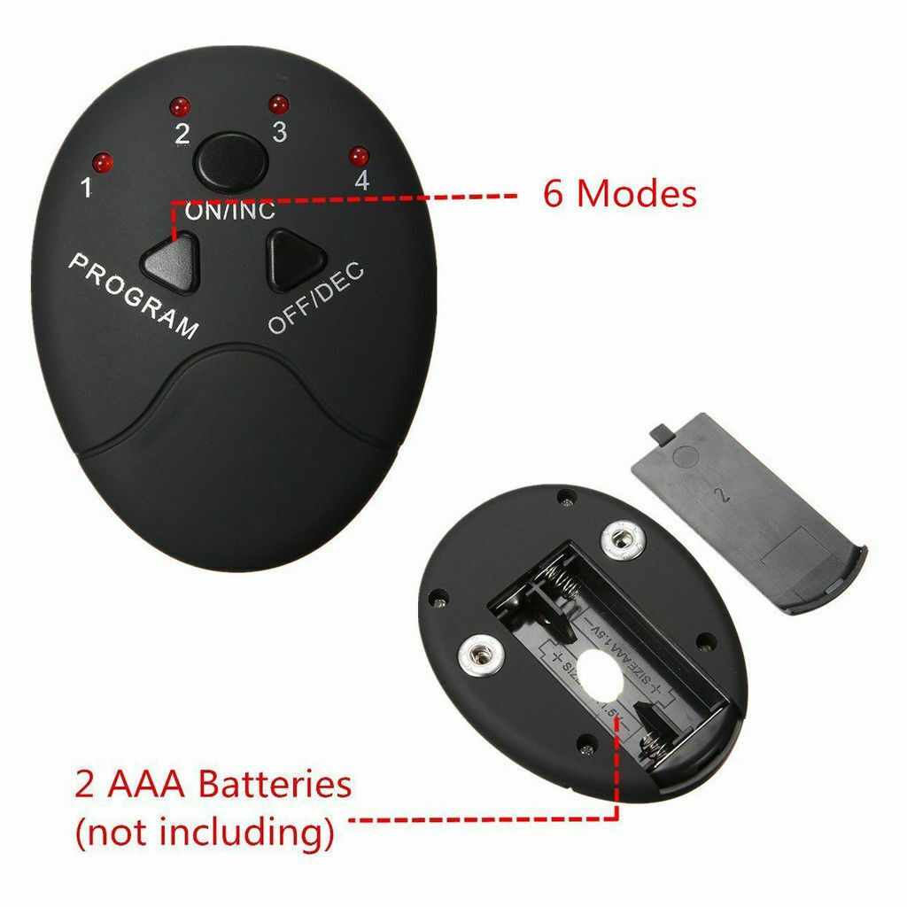Electric Muscle Toner Machine ABS Toning Belt Simulation Fat Burner Belly Shaper - Discount Msrp 