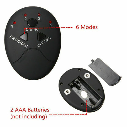 Electric Muscle Toner Machine ABS Toning Belt Simulation Fat Burner Belly Shaper - Discount Msrp 