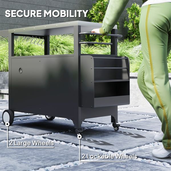 Camping Cart, Grill Cart - Discount Msrp 