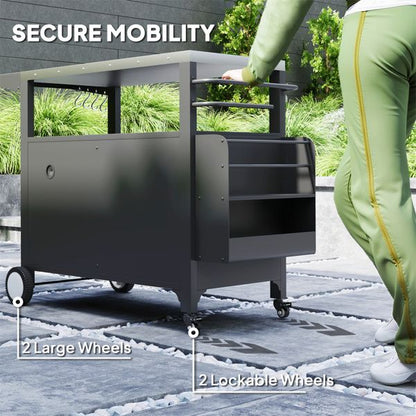 Camping Cart, Grill Cart - Discount Msrp 