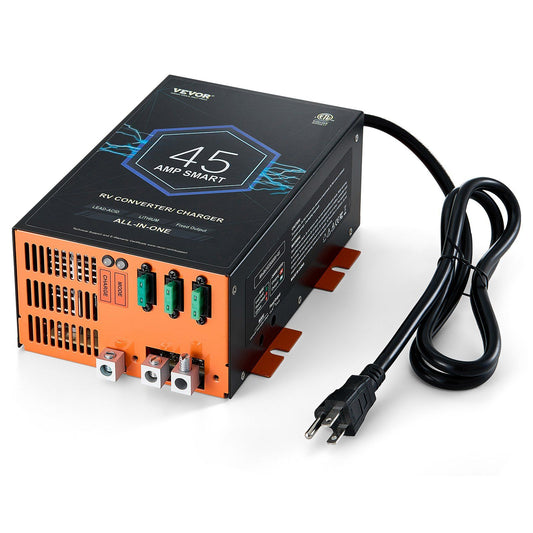VEVOR RV Converter 45 Amp 110V AC to 12V DC RV Power Converter Battery Charger - Discount Msrp 