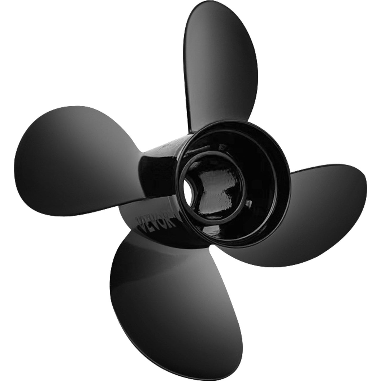 VEVOR Outboard Propeller, Replace for OEM 48-8M8026630, 4-Blade 10.3\" x 13\" Aluminum Boat Propeller, Compatible with Mercury Mariner 25HP Bigfoot/Command Thrust 60Hp Outboard, 13 Tooth Splines, RH - Discount Msrp 