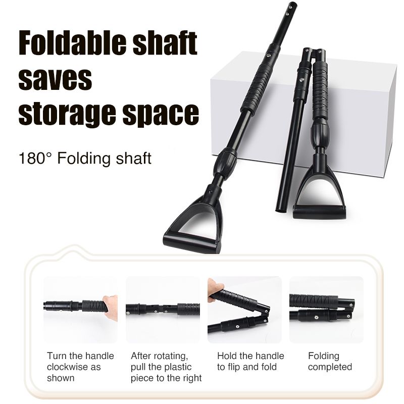 Snow Shovel, 2025 New Upgrade Large-Capacity Lightweight Aluminum Portable Snow Shovel, Parent-Child Playing Snow Shovel - Discount Msrp 