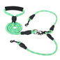 Double Dogs Leash No-Tangle Dogs Lead Reflective Dogs Walking Leash w/ Swivel Coupler Padded Handle - Discount Msrp 