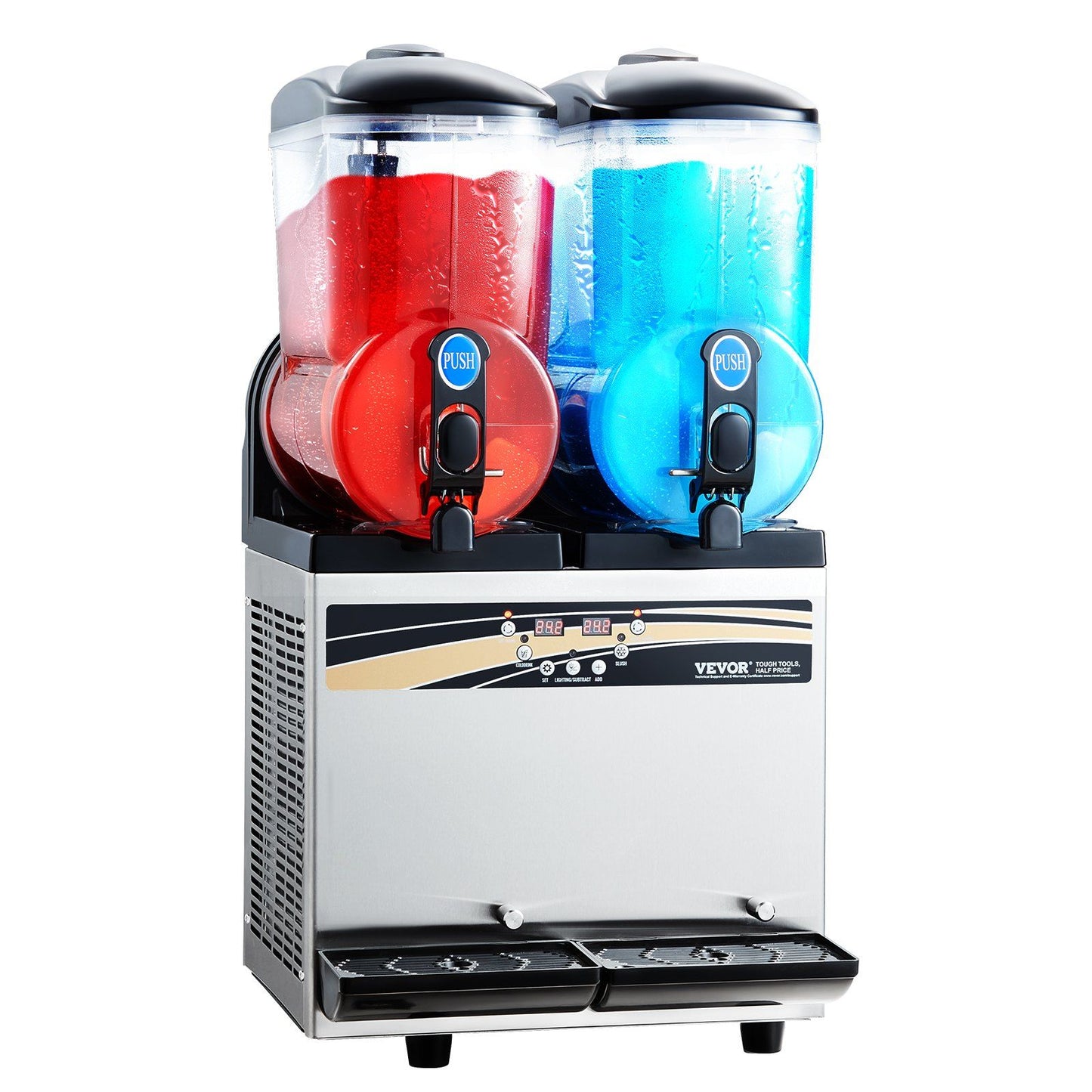 Commercial Slushy Machine 15Lx2 Tank Margarita Smoothie Frozen Drink Maker - Discount Msrp 