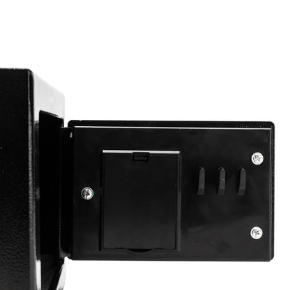 17E Home Use Electronic Password Steel Plate Safe Box Black - Discount Msrp 