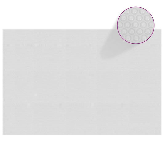 Floating PE Solar Pool Film 118.1"x78.7" Gray - Discount Msrp 