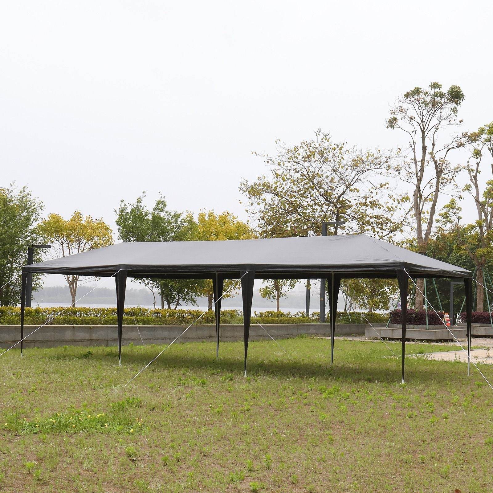 1 Set of 10'x30' Party Tent Canopy for Outdoor Weddings, Heavy-Duty Waterproof Event Shelter with Removable Sidewalls, Ideal for Parties, Booths, and Gatherings. - Discount Msrp 