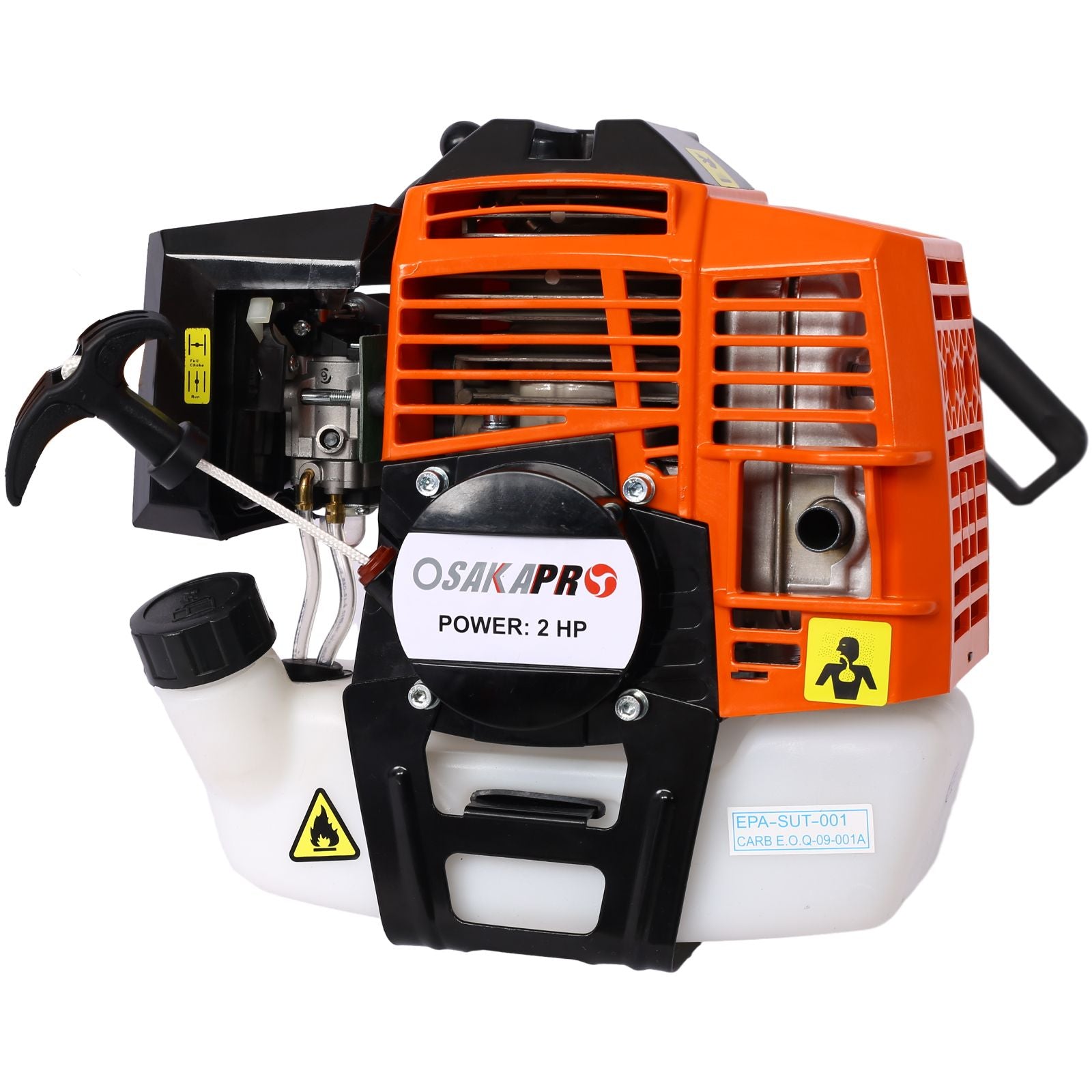 5 in 1 Multi-Functional Trimming Tool, 56CC 2-Cycle Garden Tool System with Gas Pole Saw, Hedge Trimmer, Grass Trimmer, and Brush Cutter EPA Compliant - Discount Msrp 