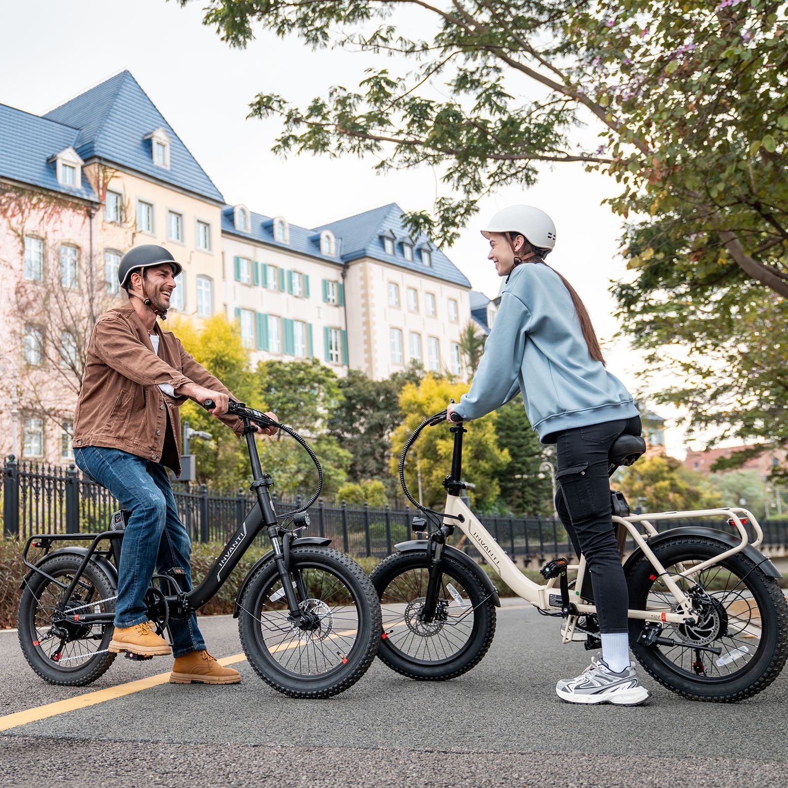 INVANTI EB11 Electric Bike 500W Folding Bike 48V 10.4AH 7S Shimano Electric Bicycle - Discount Msrp 