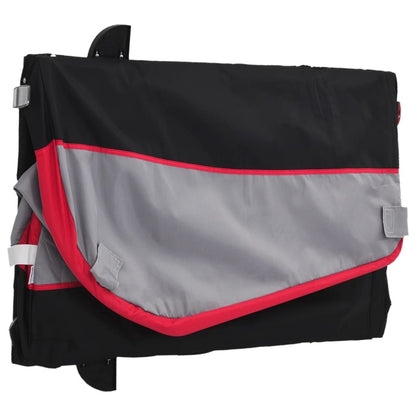 Bike Trailer Black and Red 99.2 lb Iron - Discount Msrp 