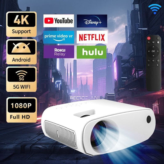 X26 Free shipping from this provider
Mini Projector, 2024 Upgraded 1080P HD Projector, Portable Projector With Tripod, Movie Projector Compatible With Android/iOS/Windows/TV Stick/USB - Discount Msrp 