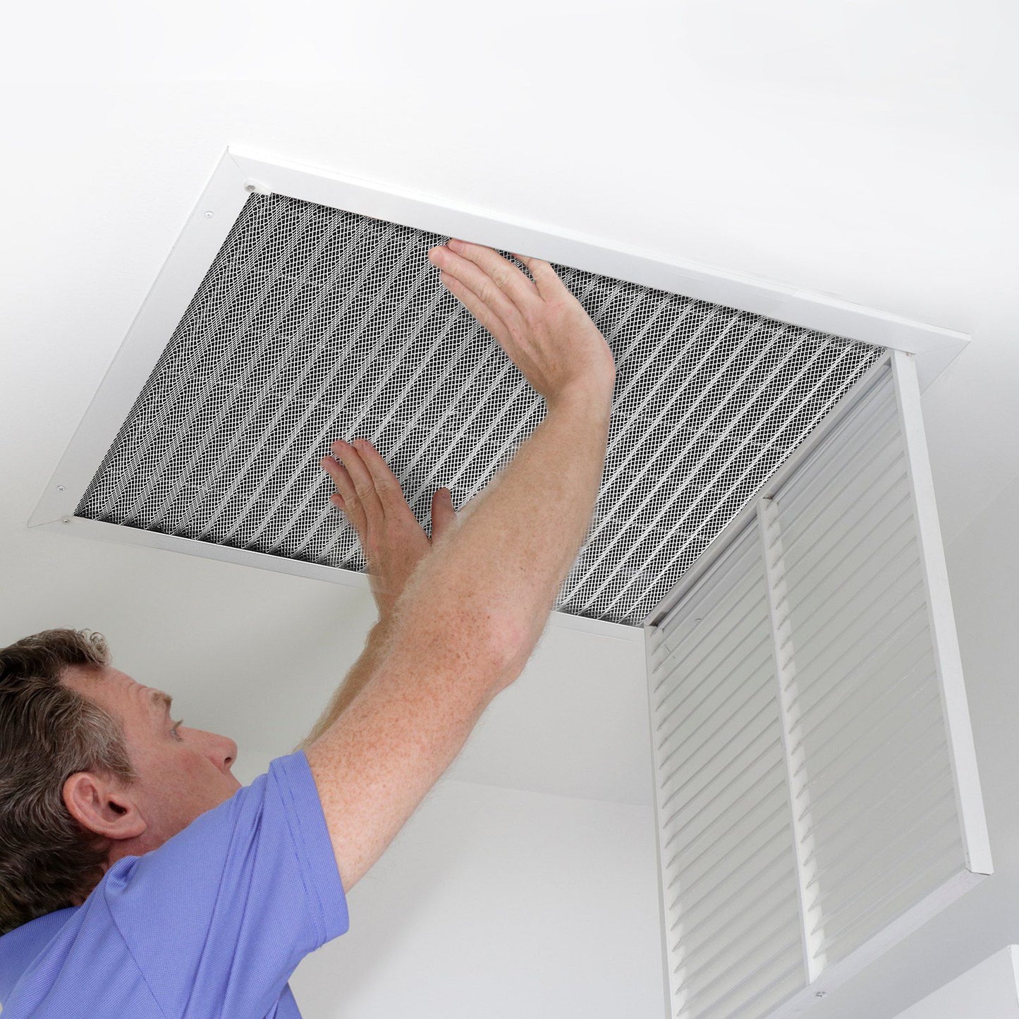 20x25x1 Aluminum Electrostatic Air Filter MERV 8 Actual 19.75x24.65x0.82 - Discount Msrp 