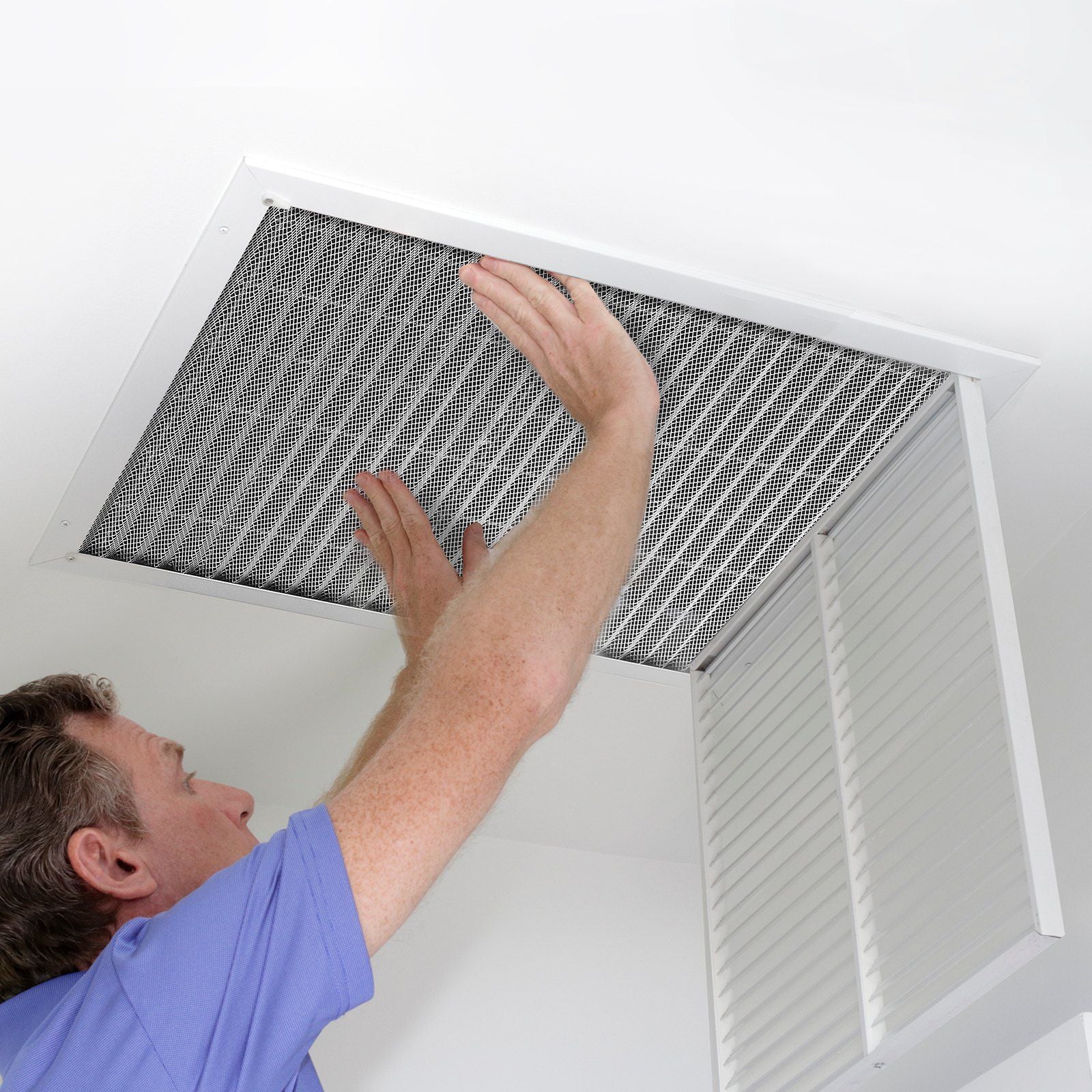 20x25x1 Aluminum Electrostatic Air Filter MERV 8 Actual 19.75x24.65x0.82 - Discount Msrp 