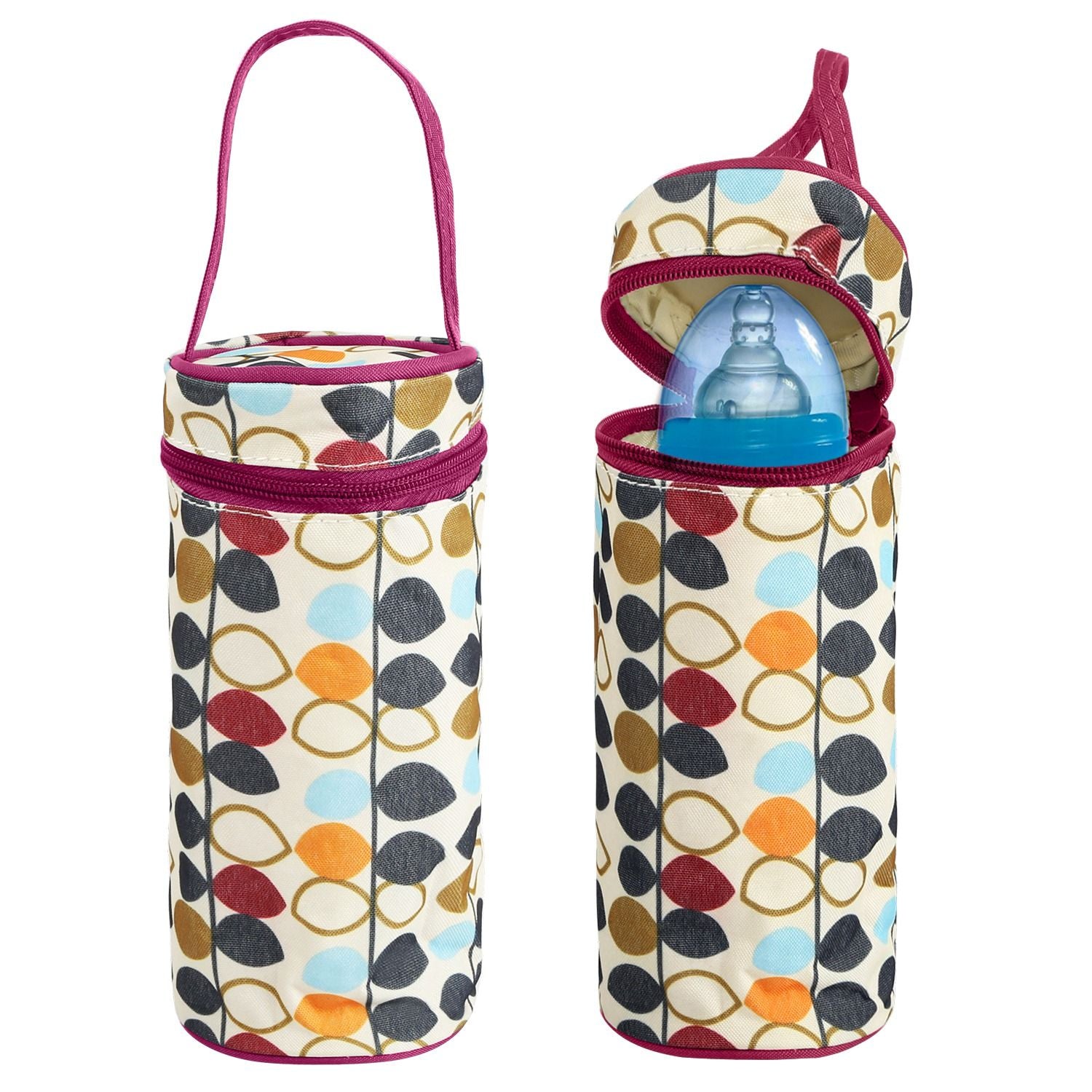5PCS Baby Nappy Diaper Bags Set Mummy Diaper Shoulder Bags w/ Nappy Changing Pad Insulated Pockets Travel Tote Bags - Discount Msrp 