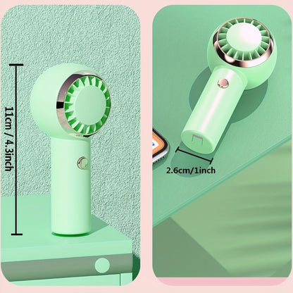 1pcs Mini Portable Fan Handheld Portable Fan; USB Rechargeable; 3 Speed Personal For Kids Girls Women Men Home Office Indoor Office Outdoor Travel - Discount Msrp 
