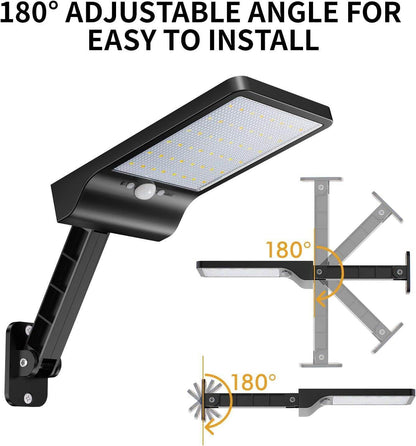 (2 Pack) Outdoor Solar Flood Lights Wireless 48 LED Waterproof Security Motion Sensor Light with 3 Modes - Discount Msrp 