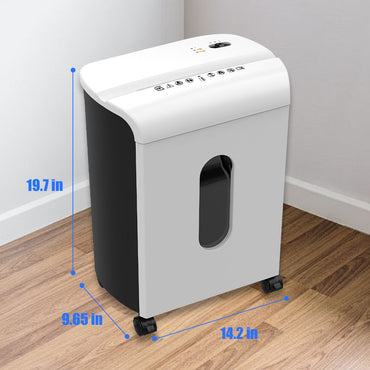 Woolsche Paper Shredder, P-4 Security Level,12-Sheet Cross Cut with 4.76-Gallon Pull Out Bin, Shred Paper and Credit Card/CD for Office Use - Discount Msrp 