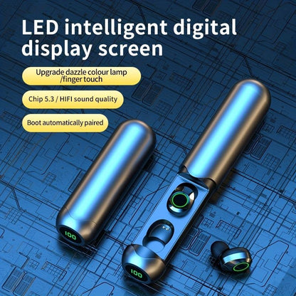 True Wireless Stereo Earbuds; HD Display HiFi Sound Quality; Waterproof Headset Earphone Mini For Smartphones - Discount Msrp 