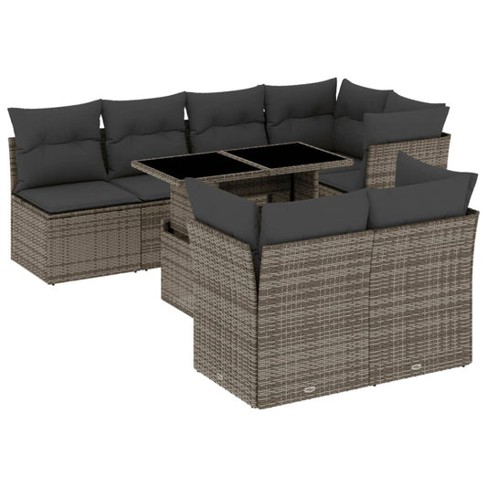 Garden Sofa Set Gray - Discount Msrp 