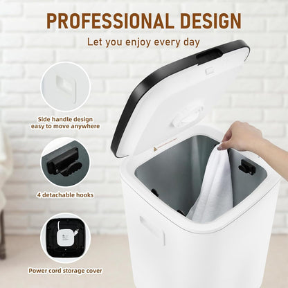 Towel Warmer 20L, Towel Warmer Bucket with 24h Delay Timer, 20/40/60 Min Auto Shut Off, Child Lock, LED Screen & U-Shaped Light, Large Towel Warmer for Bathroom, Spa, Bathrobe, Blanket & Pajama - Discount Msrp 