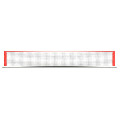Tennis Net Black and Red 236.2"x39.4"x34.3" Polyester - Discount Msrp 
