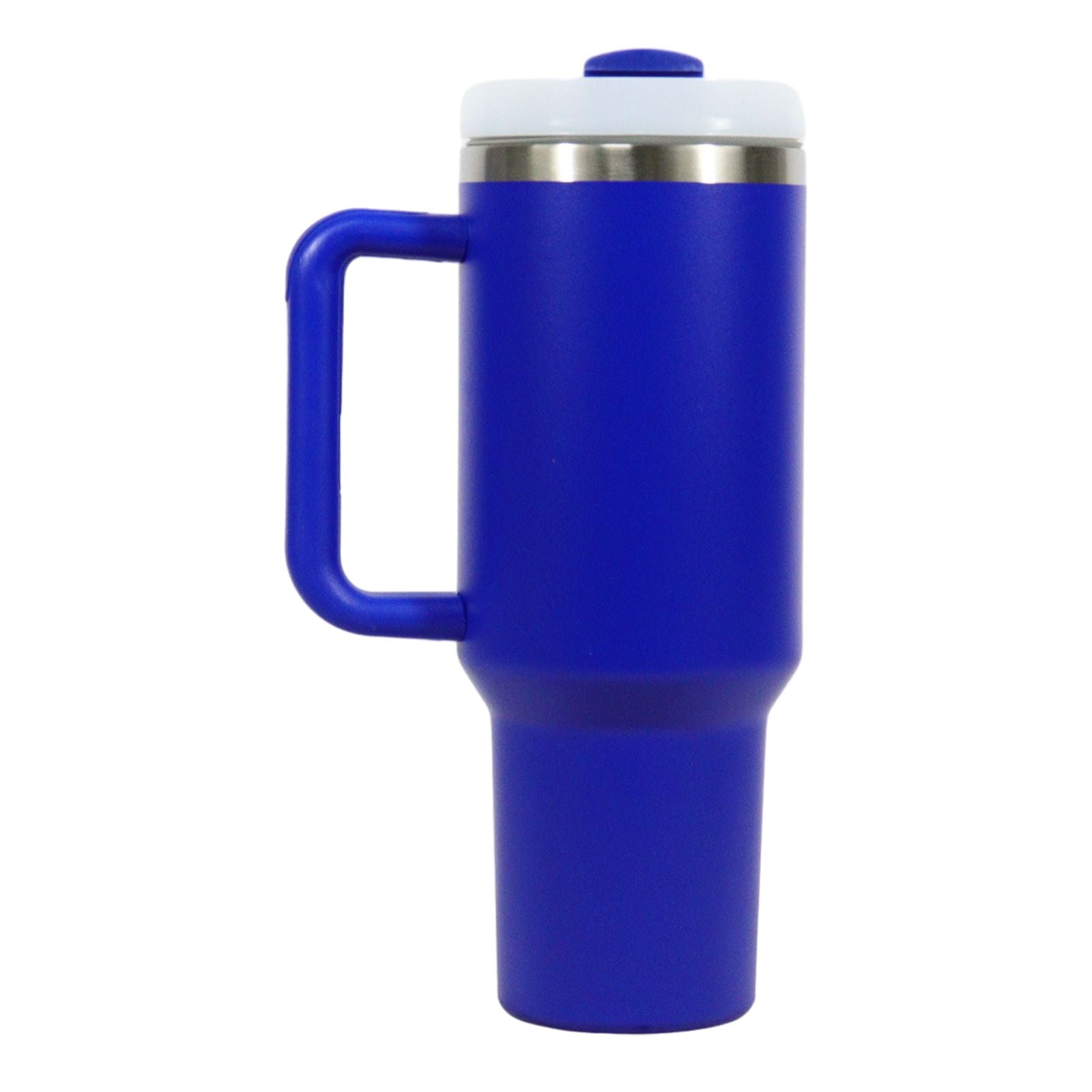 40oz V2 large capacity tumbler, With Handle And Straw Lid, Insulated Reusable Stainless Steel Water Bottles Travel Mug Coffee Cup car cup water cup For Men Women Outdoor Camping Driving, gift - Discount Msrp 