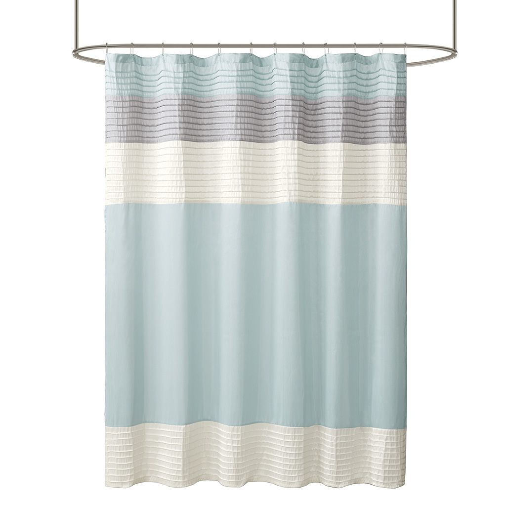 Faux Silk Shower Curtain - Discount Msrp 