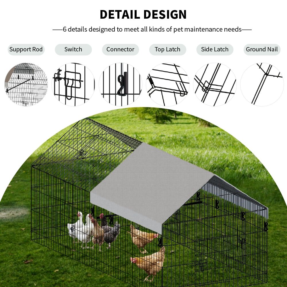 pointed wire chicken coop for poultry breeding - Discount Msrp 