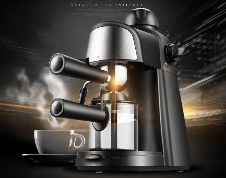 PSCM6810 3.5bar Steam Epresso Machine 4 cup Epresso Machine Epresso cappuccino coffee home compact espresso machine - Discount Msrp 