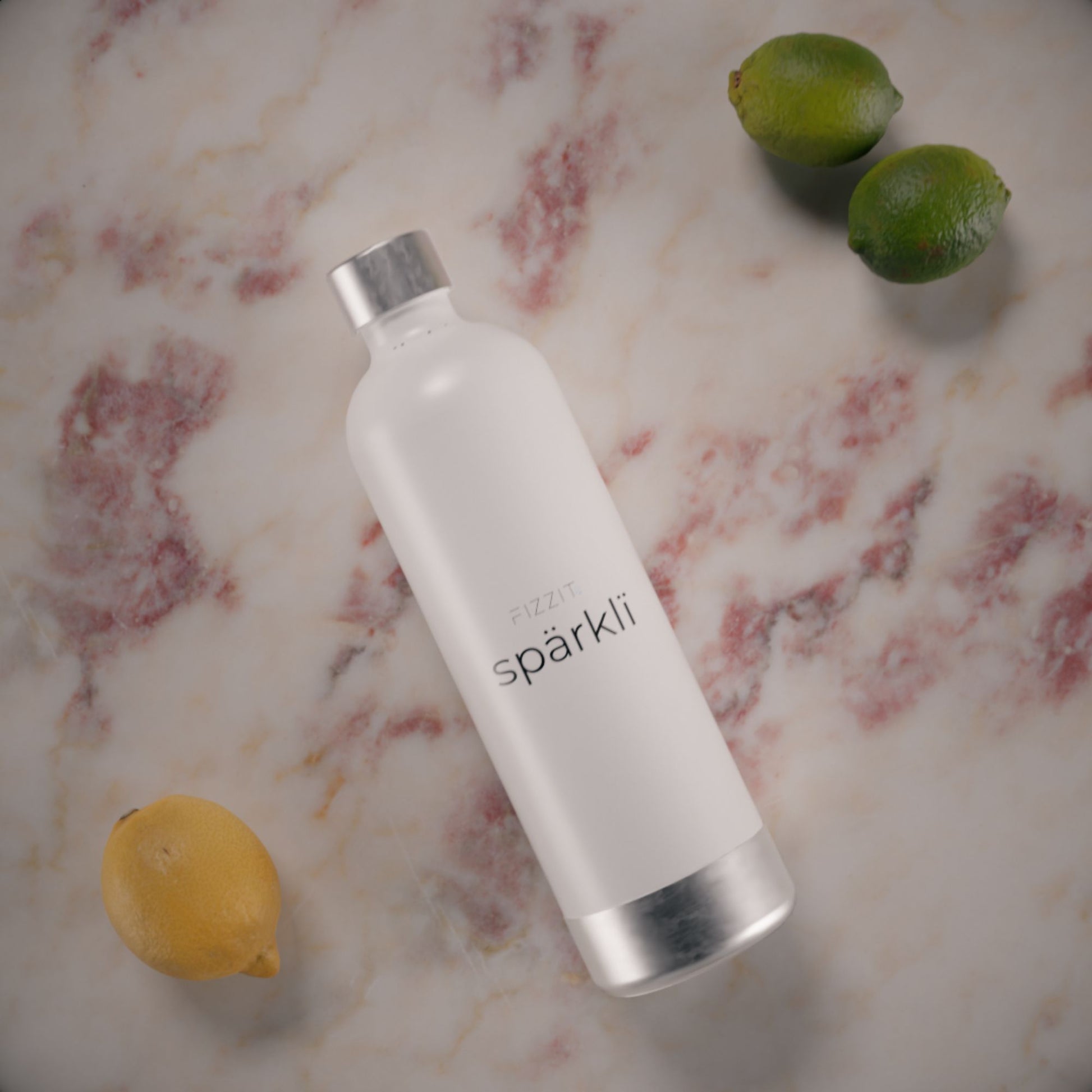 FIZZIT™ Spärklï Carbonated Water Soda Maker with Stainless Steel Bottle – Eco-Friendly, Dishwasher Bottles - Sparkling Water Maker - Discount Msrp 