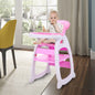 Multipurpose Adjustable Highchair,Children's dining chair for Baby Toddler Dinning Table with Feeding Tray and 5-Point Safety Buckle XH - Discount Msrp 
