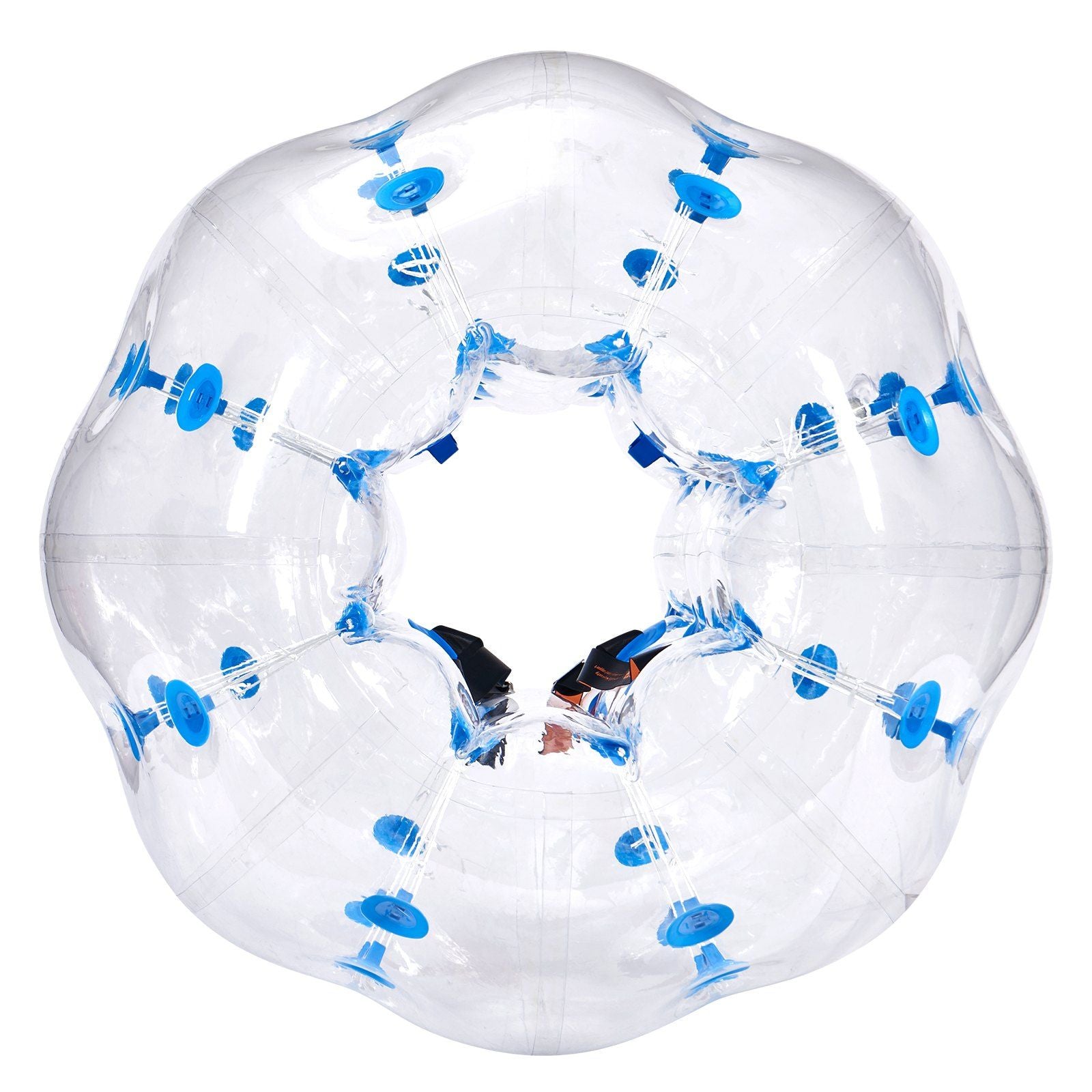 VEVOR Inflatable Bumper Ball 1-Pack, 4FT/1.2M Body Sumo Zorb Balls for Teen, 0.8mm Thick PVC Human Hamster Bubble Balls for Outdoor Team Gaming Play, Bumper Bopper Toys for Garden, Yard, Park - Discount Msrp 