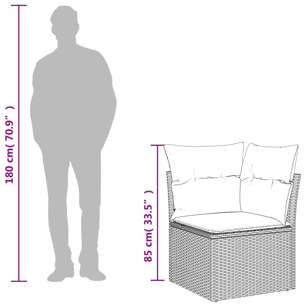Garden Sofa Set Gray - Discount Msrp 