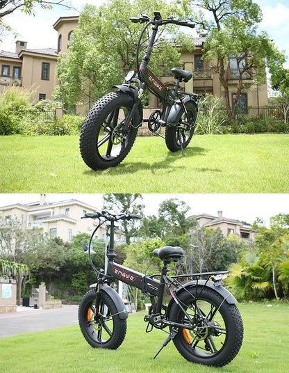ENGWE EP-2PRO 48V13Ah 45km/h 20 Inch Fat Tire 750W Mountain Electric Bicycle - Discount Msrp 
